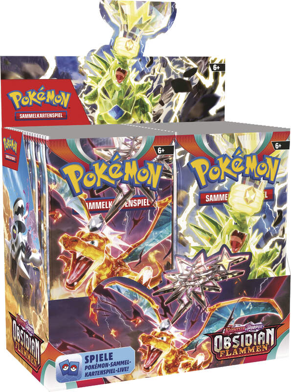 Pokémon Sammelkarten Booster Serie Karmesin & Purpur Obsidian Flammen
