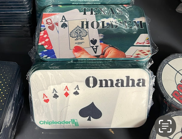 Runde Runde Texas Omaha Plaque Poker Button