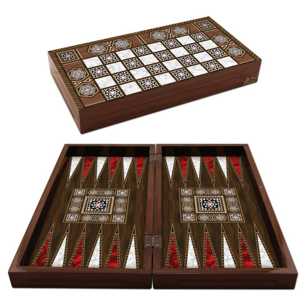 Backgammon Star Antik Pearl Syria Tavla
