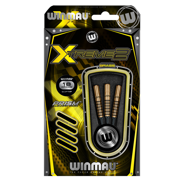 Winmau Dart Set Xtreme2 18 Gramm Messing Softtip 2229-18