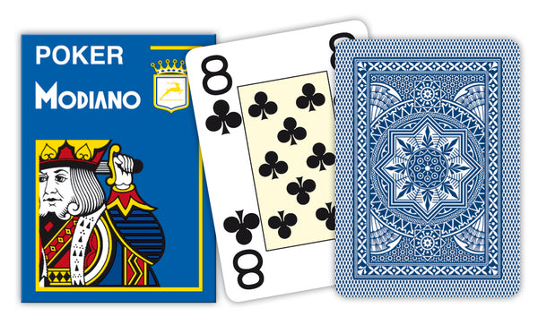 Modiano Poker Plastikkarten Blau