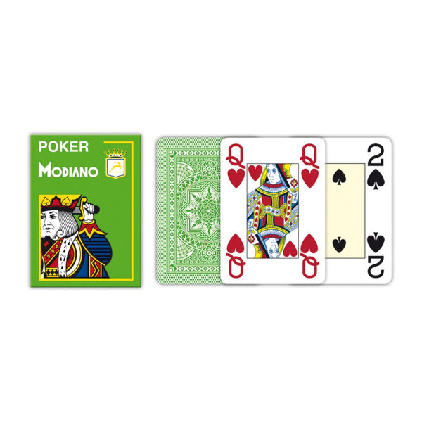 Modiano Poker Plastikkarten Hellgrün