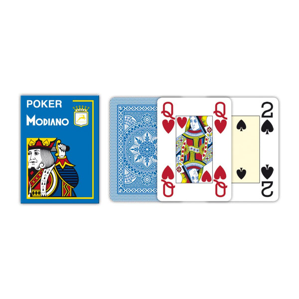 Modiano Poker Plastikkarten Hellblau