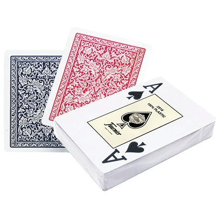 Pokerkarten für Profis. Plastik Pokerkarten von Fournier für den Pokerclub und Casinos. 