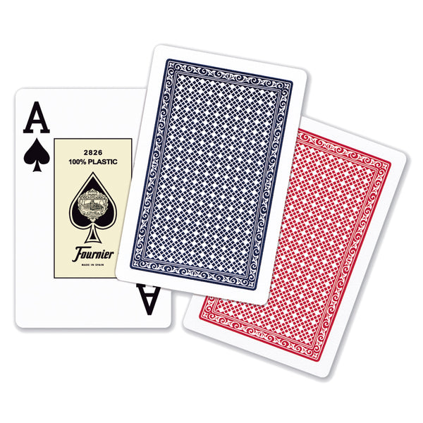 Fournier 2826 Plastik Spielkarten 2 Jumbo Index (Casinos only)