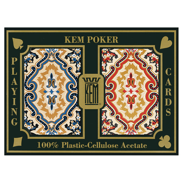 K E M - NARROW PAISLEY - SET, 2 Standard Eckzeichen Poker Playing cards