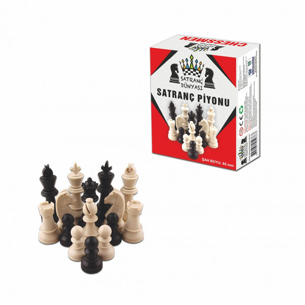 Schachfiguren Kunststoff König Größe 65mm